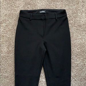 Black skinny dress pants